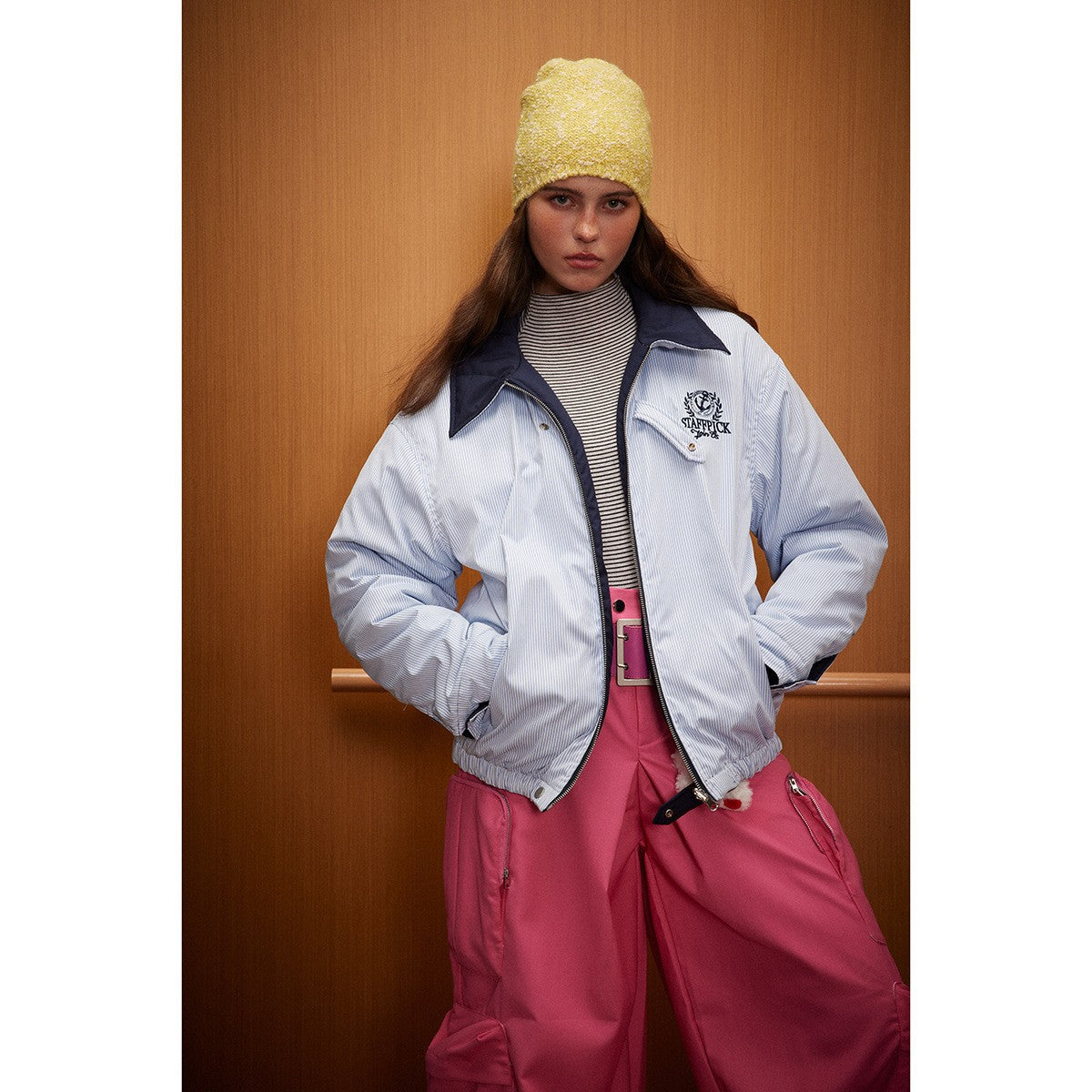 Reversible Puffer Jacket Unisex Thick Cotton Coat