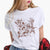 Women's T-shirts Graphic Designer T-shirts Girls Harajuku Cl