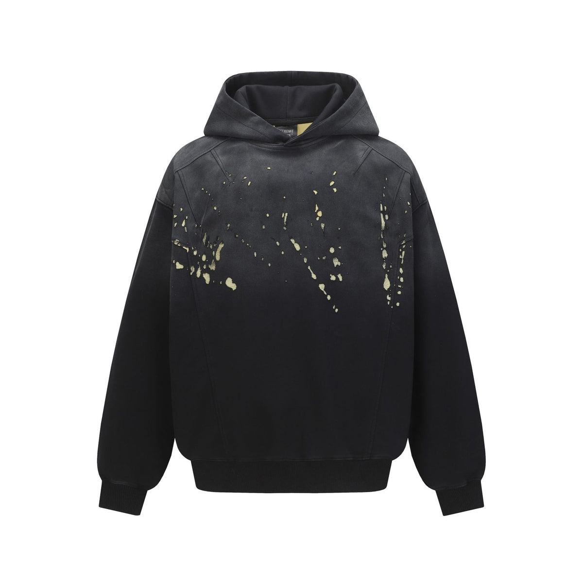 Destruction of hoodies and sweatshirts