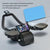 Automatic rebound abdominal compression and abdominal muscle training equipment for both men and women using elbow support rollers