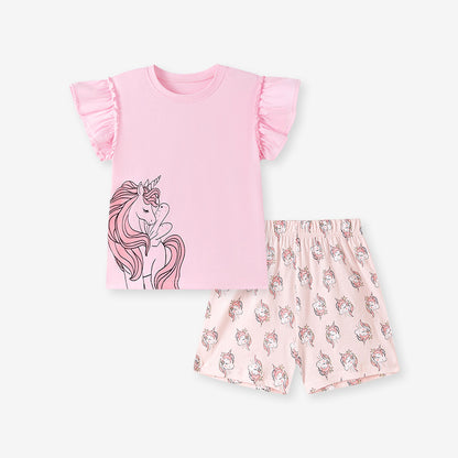 Children's Clothing  Cartoon Kids Outfits Cute Girls' Sets