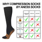 Copper Fiber Long Tube Compression Socks Nylon Compression Outdoor Sports Socks Compres Socks