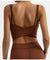 Sport Yoga Tank Top with Double Straps, Quick-Dry Removable Padded Design, Casual Outdoor Yoga Tank Top