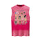 Different dog graffiti vests