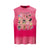 Different dog graffiti vests