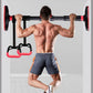Wall mounted single pole home fitness equipment with pull up bracket