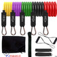 Resistance Bands Set Exercise Bands with Door Anchor Legs Ankle Straps for Resistance Training Physical Therapy Home Workouts