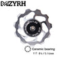 Mountain Bike Transmission Rear Dial Guide Wheel Ceramic Perlin Guide Wheel 11T Tooth Aluminum Alloy Tension Wheel