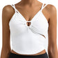 Sport Yoga Tank Top with Double Straps, Quick-Dry Removable Padded Design, Casual Outdoor Yoga Tank Top