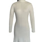 Solid Color Tight Long Sleeved Knitted Dress Women's New Autumn Winter Pullover Elegant Wrap Buttocks Dresses