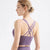 Sports Underwear Double Straps High Strength Shock Absorption Cross Back Nude Fitness Yoga Bra