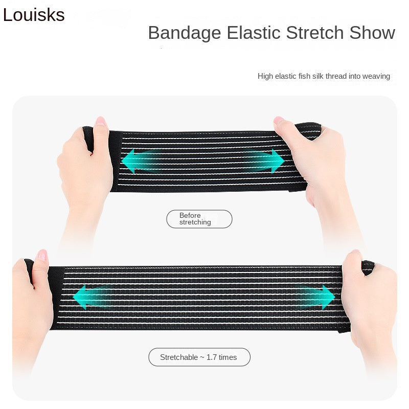 Self-Adhesive Sports Bandage Wrap High-Elastic Compression Support for Wrist Knee Ankle and Leg Protection