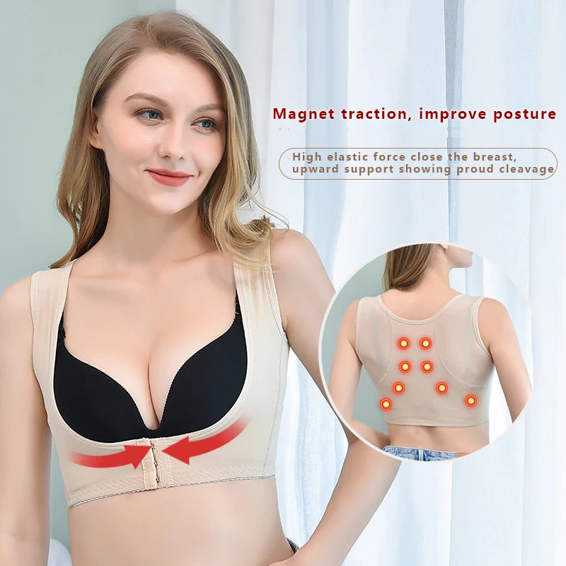 Women Chest Posture Corrector Invisible Body Shaper Corset Belt Back Shoulder Support Brace Posture Correction for Health Care
