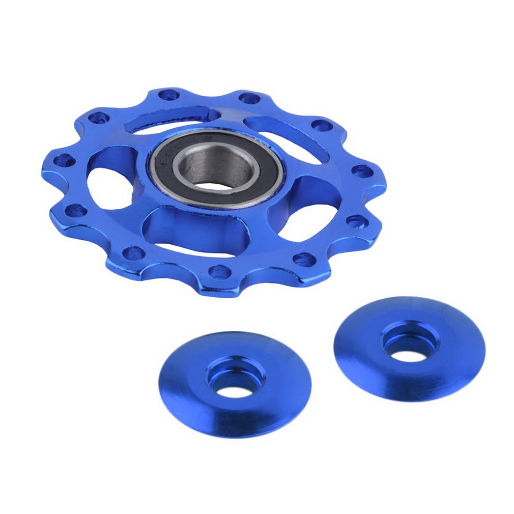 Bicycle Shift Guide Wheel Accessories Mountain Bike Guide Wheel Transmission Rear Dial Guide Wheel Multi-Color CNC Anode Guide Wheel