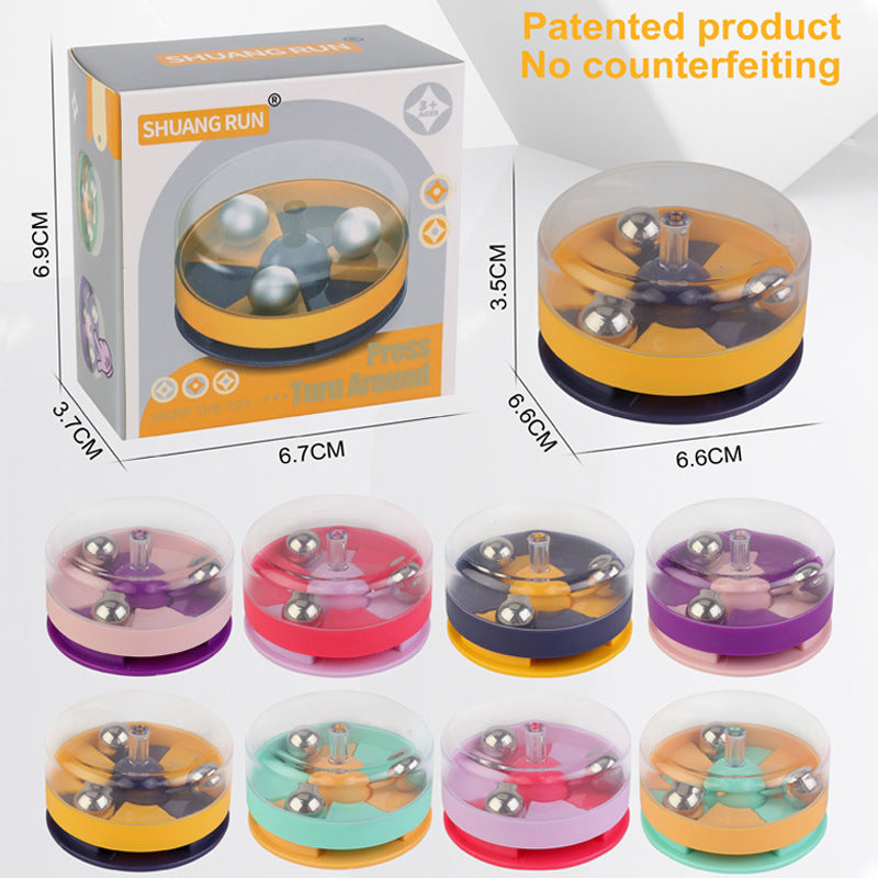 Decompression Jump Jump Ball Run Chase Ball Decompression Press Chase Ball Track Marble Finger Turn Toy
