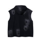 Splicing together holes to make old vests