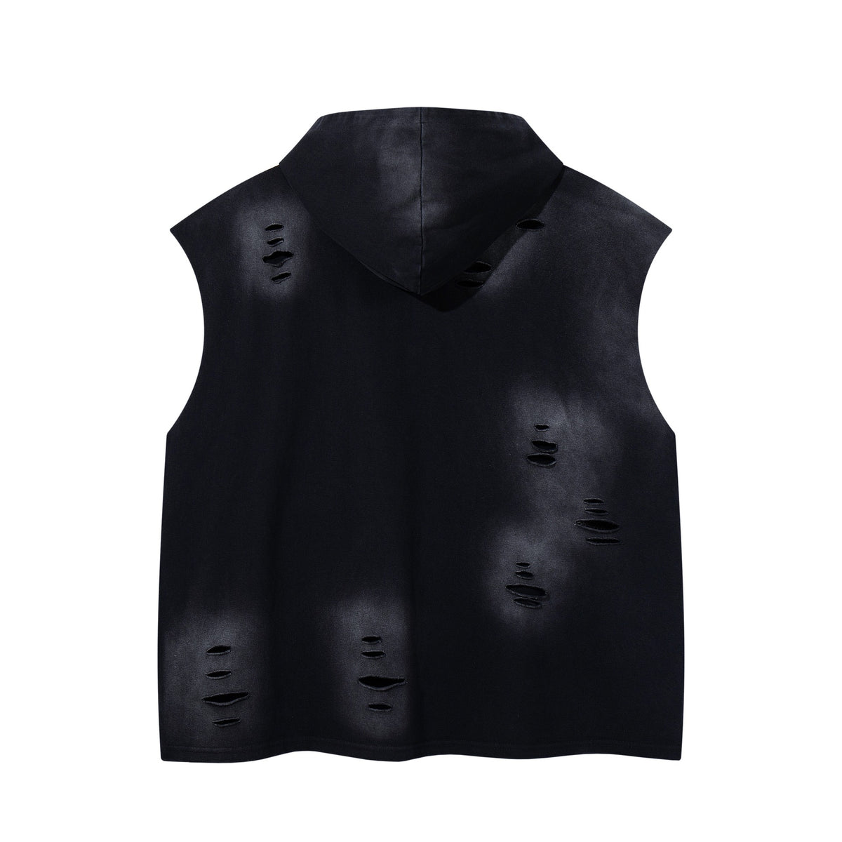 Splicing together holes to make old vests