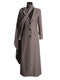Solid Patchwork Pockets Casual Slimming Blazers For Women Scarf Collar Long Sleeve Chic Temperament Blazer Female
