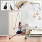 Resistance Bands Set Exercise Bands with Door Anchor Legs Ankle Straps for Resistance Training Physical Therapy Home Workouts