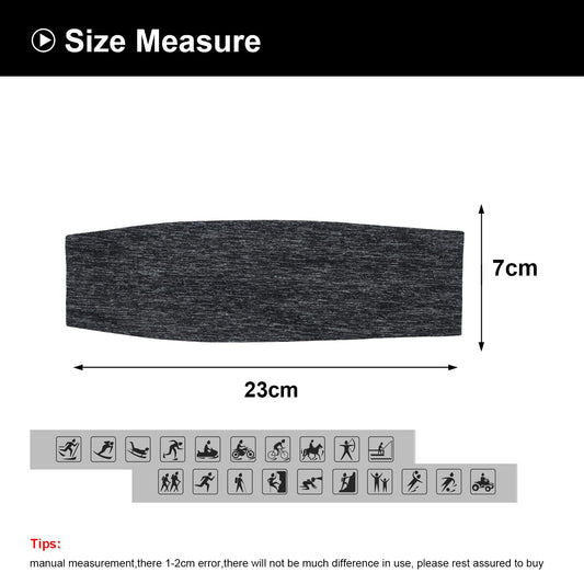 Sports Anti-Slip Headband Lightweight Yoga Fitness Running Jogging Sweat band Gym Cycling Basketball Workout Hair Bands Men Girl