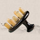 Full ox horn Seven Star massage comb shampoo comb point acupoint meridians scraping pure ox horn seven nail massage comb