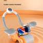 New Design Indoor Home Exercise Flat Elbow Supporter 2 Wheel Ab Trainer Automatic Rebound Abdominal Wheel Roller