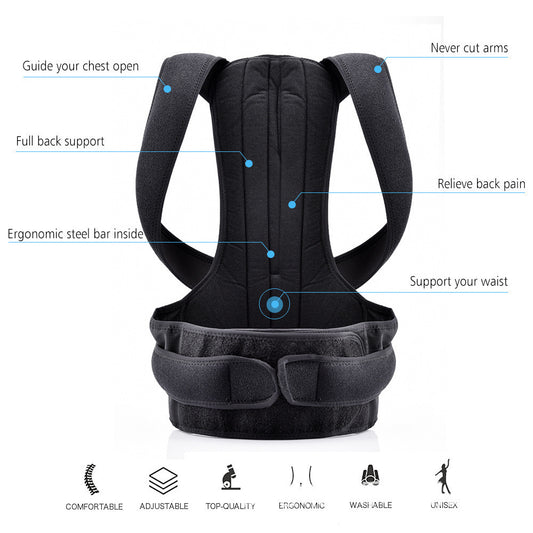 HailiCare Anti-Hunchback Correction Belt Adult Posture Correction Instrument Posture Corrector