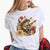 Women's T-shirts Graphic Designer T-shirts Girls Harajuku Cl