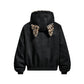 Hooded and flannel jacket
