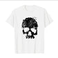 Skull Shirts for Women Skeleton Funny Gothic Graphic T-Shirt