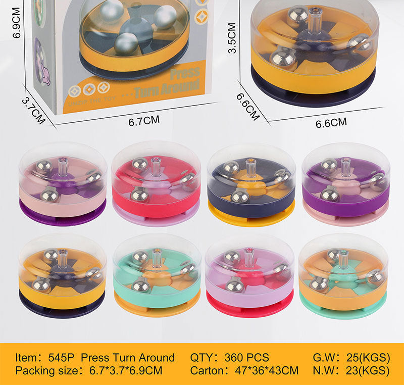 Decompression Jump Jump Ball Run Chase Ball Decompression Press Chase Ball Track Marble Finger Turn Toy