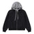 Fake two hooded jackets and jackets
