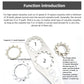 Bicycle Cassette Lockring Tool, Adjustable Cog Wrench