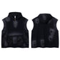 Splicing together holes to make old vests
