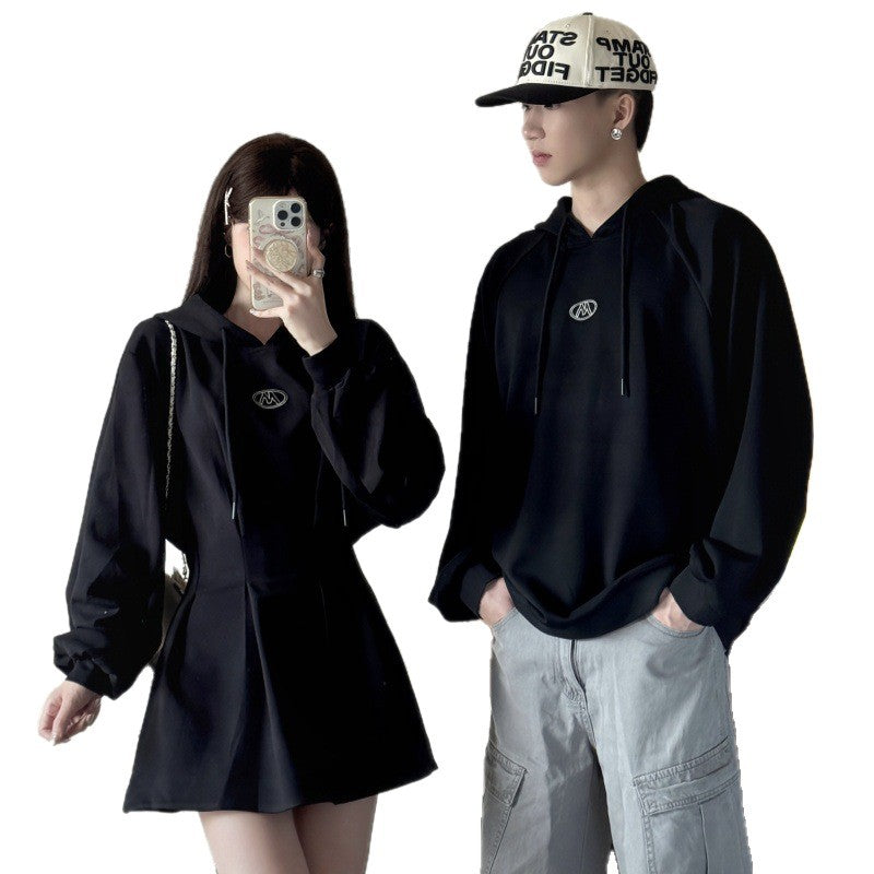 Couple Matching Outfits Autumn Casual Plus Size Hoodie for Women and Dress