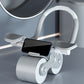 New Design Indoor Home Exercise Flat Elbow Supporter 2 Wheel Ab Trainer Automatic Rebound Abdominal Wheel Roller