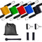 11PCS Resistance Band Set Exercise Pull Rope Latex Tubes Foam Handle Door Anchor Straps for Fitness Yoga Training Sport Workout