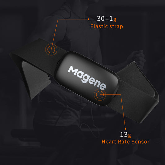 Magene McKing Heart Rate Belt Sensor Cycling Computer Heart Rate Monitor Heart Rate Waterproof Bluetooth ANT+