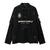 Fake two embroidered sweatshirts polo collar hoodies