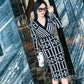Fancy Women Dress Vintage Knitted Wrap Hips Short Dress Elegant Office Ladies Dresses