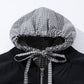 Fake two hooded jackets and jackets