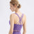 Sports Underwear Double Straps High Strength Shock Absorption Cross Back Nude Fitness Yoga Bra