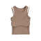 Fake two sleeveless vests