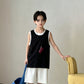 Fake two boys' sleeveless vests
