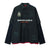 Fake two embroidered sweatshirts polo collar hoodies