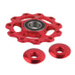 Bicycle Shift Guide Wheel Accessories Mountain Bike Guide Wheel Transmission Rear Dial Guide Wheel Multi-Color CNC Anode Guide Wheel