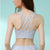Sports Underwear Double Straps High Strength Shock Absorption Cross Back Nude Fitness Yoga Bra