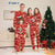 Print Pajamas for Family of Four Christmas Theme Parent-Child Matching Outfits,