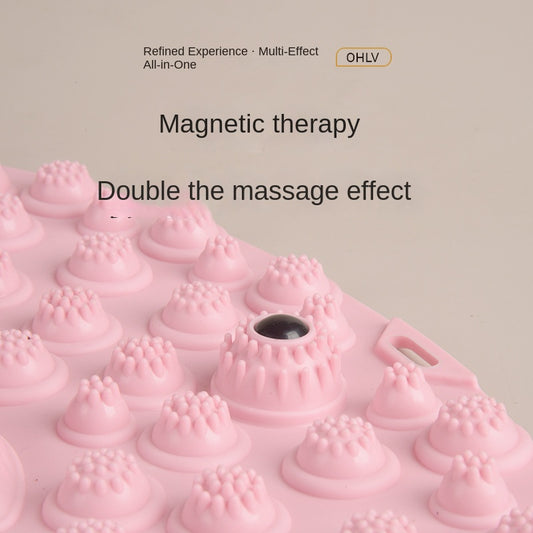 Foot Reflexology Mat, Acupressure Foot Massage Pad for Plantar Meridian Relief, Non-Slip Foot Step Mat for Slow Jogging & Sole Pressure Point Therapy