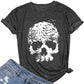 Skull Shirts for Women Skeleton Funny Gothic Graphic T-Shirt